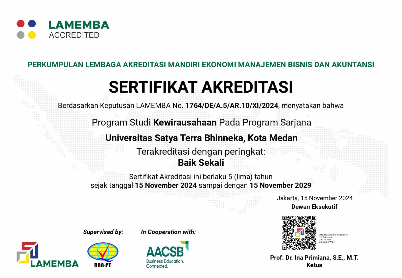 Sertifikat Akreditasi